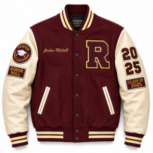 brown cream jacket